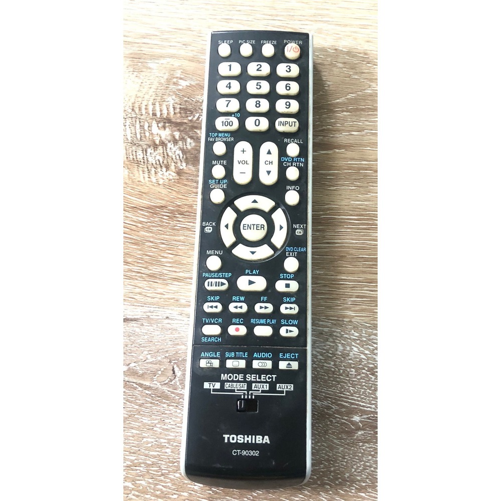 Toshiba CT-90302 TV Remote Control 22AV500U 26AV500U 32AV500U 37AV500E 42AV500U